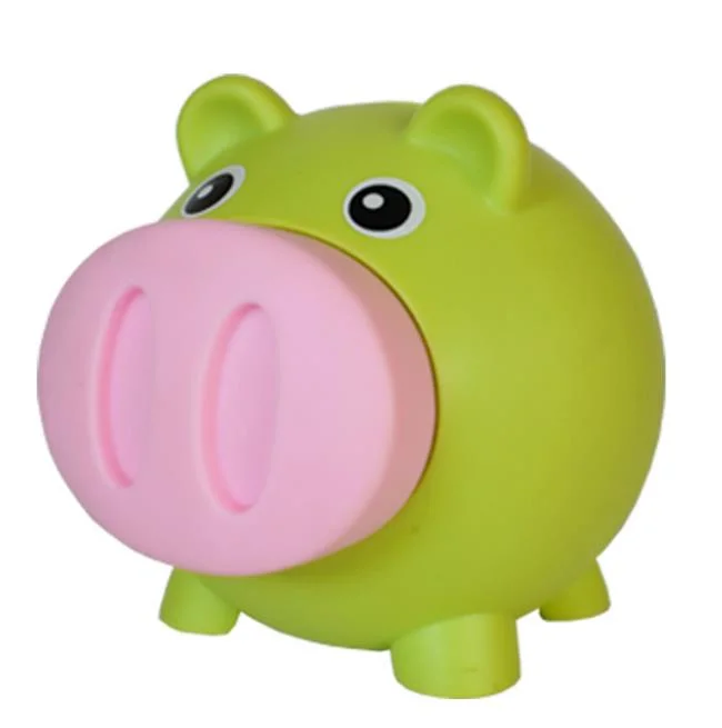 Promotional Cute Pig Shape Piggy Bank Plastic Piggy Bank Pig