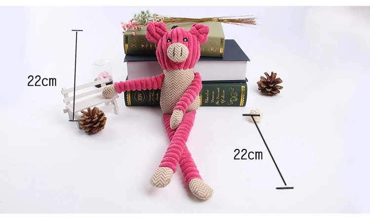 New Arrival Plush Pig Training Resistance to Bite Make Sound for Pets