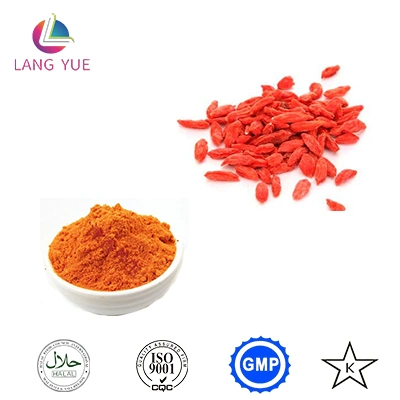 100% Natural Goji Berry Juice Powder Fabricante confiable con el mejor precio