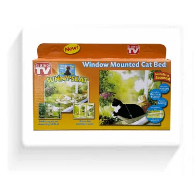 Cama para gatos montada en ventana, ventana Sunny Seat (JG0053)