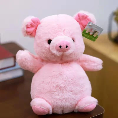 Gran oferta, regalo para niños, Animal relleno, cerdo, juguete suave, cerdo rosa, muñecos de peluche